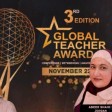 What is the "Global Teacher" award won by a Syrian teacher and other teachers this year?