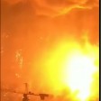هل يظهر هذا المقطع انفجار محطة توليد كهرباء في أوكرانيا نتيجة غارة جوية روسية؟