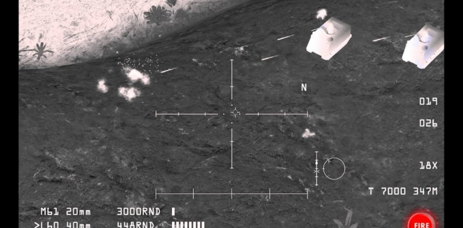 هل هذا التسجيل المصور يظهر استهداف اسرائيل لشاحنات إيرانية في دير الزور السورية؟