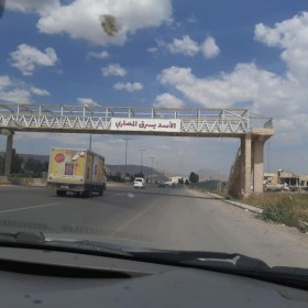 Was This Anti-Assad Banner Hung in Syria’s Jableh?
