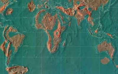 هل تظهر هذه الخريطةُ الأرضَ بعد ذوبان الجليد في القطبين؟