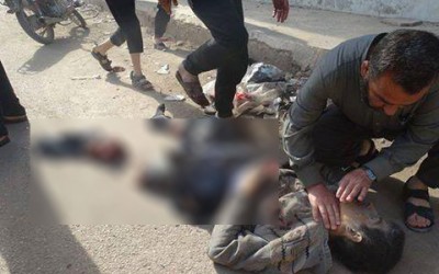 كاتبة سورية مؤيدة تنشر صوراً لضحايا قتلهم الأسد وحلفاؤه وتتهم المعارضة بالجريمة