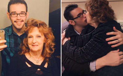 Are these photos of a Syrian refugee who married his friend’s grandmother?