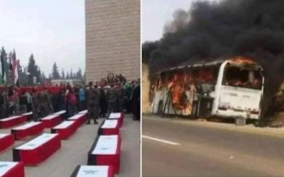 هاتان الصورتان ليستا لمقتل عناصر من قوات النظام في دير الزور مؤخراً