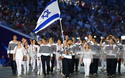 This photo of Israeli athletes is in Azerbaijan not Qatar