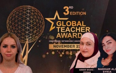 ما هي جائزة "المعلم العالمي" التي حصدتها معلمة سورية ومعلمين آخرين هذا العام؟