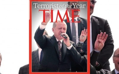 مجلة (تايم) لم تضع صورة أردوغان على غلافها وتصفه بـ "إرهابي العام"