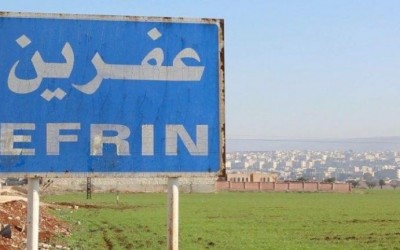 The image of the bodies stacked is not for the members of the Turkish army in Afrin