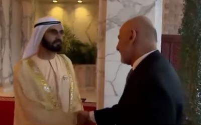 هل يظهر هذا التسجل لحظة وصول أشرف غني إلى الإمارات بعد مغادرته أفغانستان؟