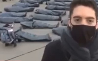 هل يُظهر هذا الفيديو تقريراً مفبركاً لقتلى روس في أوكرانيا؟