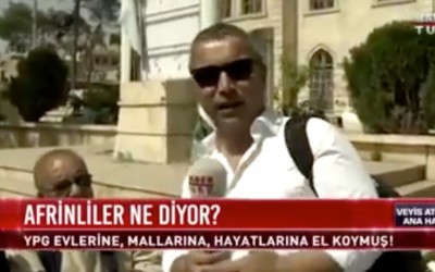 A Turkish Channel Translator Fabricated a Man’s Testimony in Efrin to be Against YPG fighters