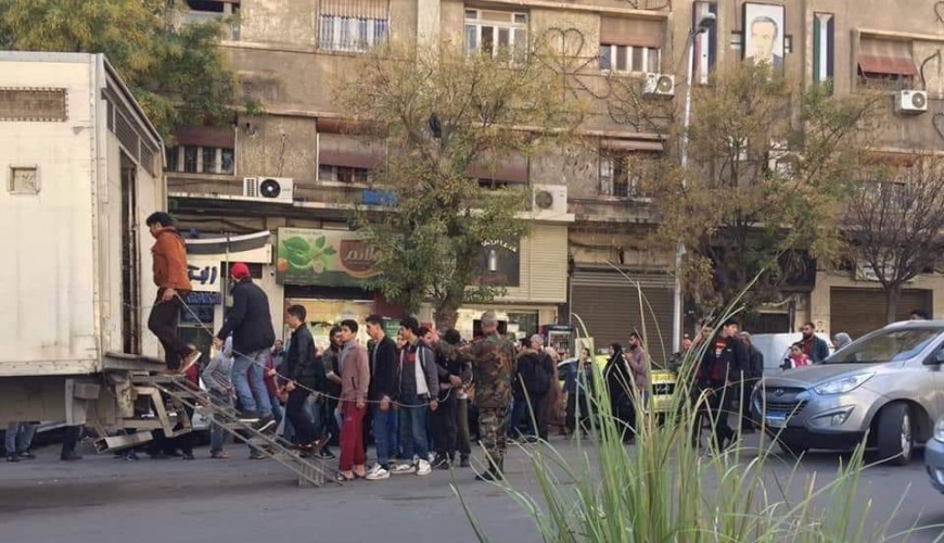 ما هي حقيقة تعديل صورة سوق الشبان للخدمة الالزامية في دمشق؟