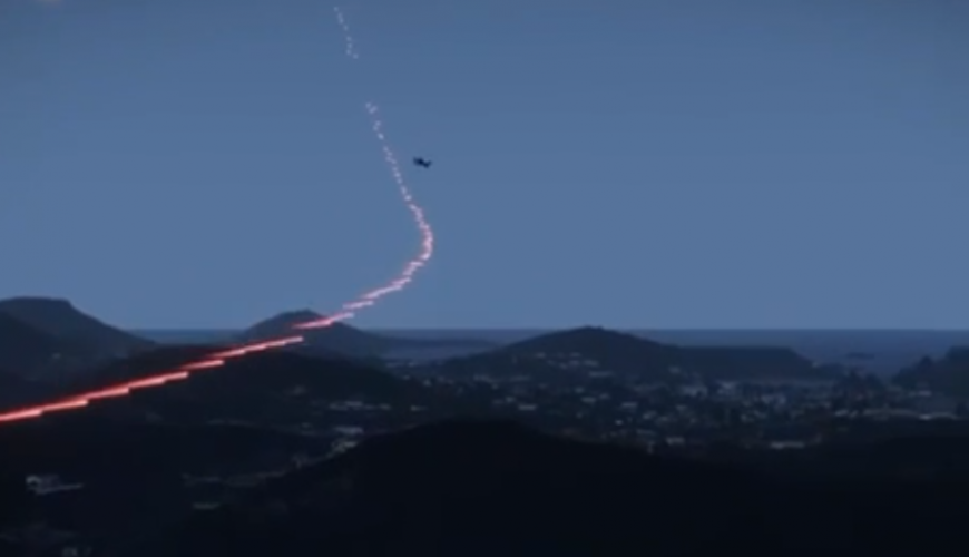 هذا الفيديو مجتزأ من لعبة فيديو ولا يصوّر سقوط طائرة أذربيجانية في كره باغ