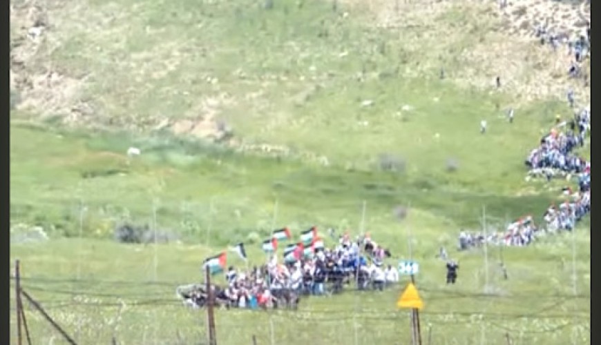 الفيديو قديم وليس لتجمع أردنيين على الحدود الفلسطينية المحتلة