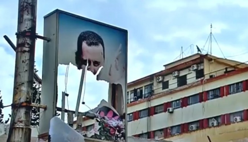 المُسلح الذي مزّق صورة الأسد في القامشلي فعل ذلك قبل ثلاث سنوات