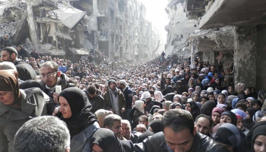 Esad yanlısı siteler “Yermük Mülteci Kampı’ndan” sivillerin çıkması hakkında yanıltıcı bilgiler yayınlamakta 