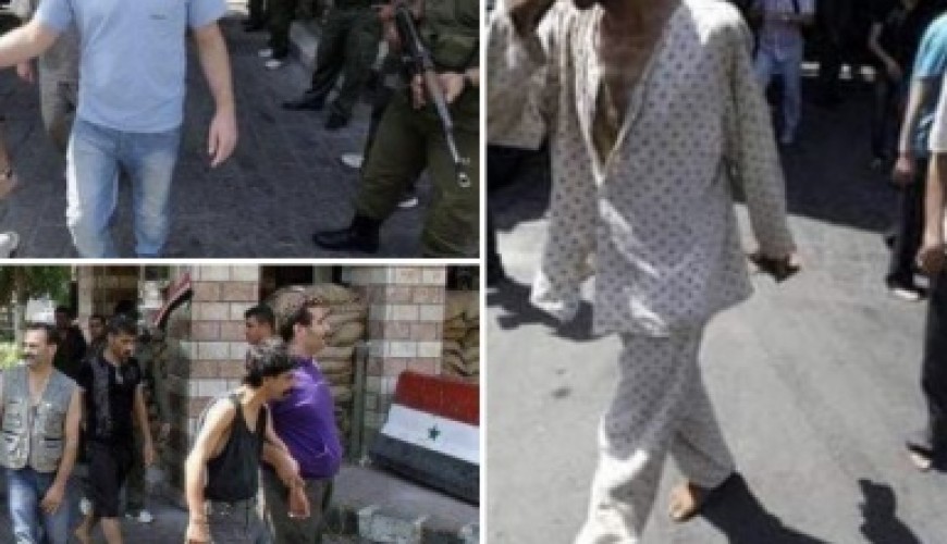 هل تعود هذه الصور لمعتقلين أفرج عنهم النظام حديثا؟