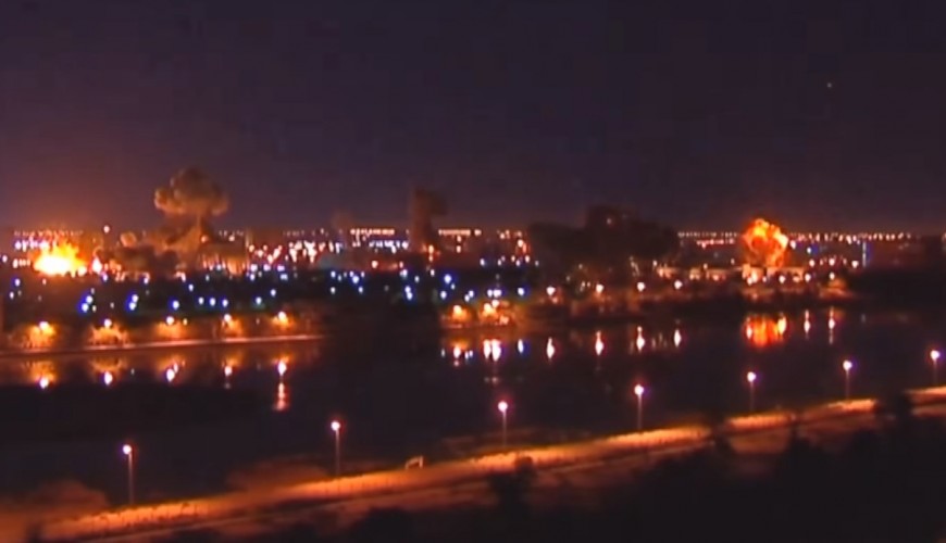 الفيديو قديم وليس لقصف الجيش الروسي العاصمة الأوكرانية كييف مؤخراً
