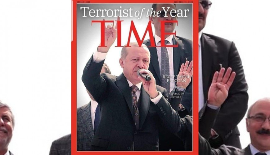 مجلة (تايم) لم تضع صورة أردوغان على غلافها وتصفه بـ "إرهابي العام"