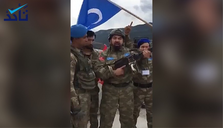 Bu Suriye’nin kuzeydoğusundaki harekata katılan Uygur askerleri videosu değil