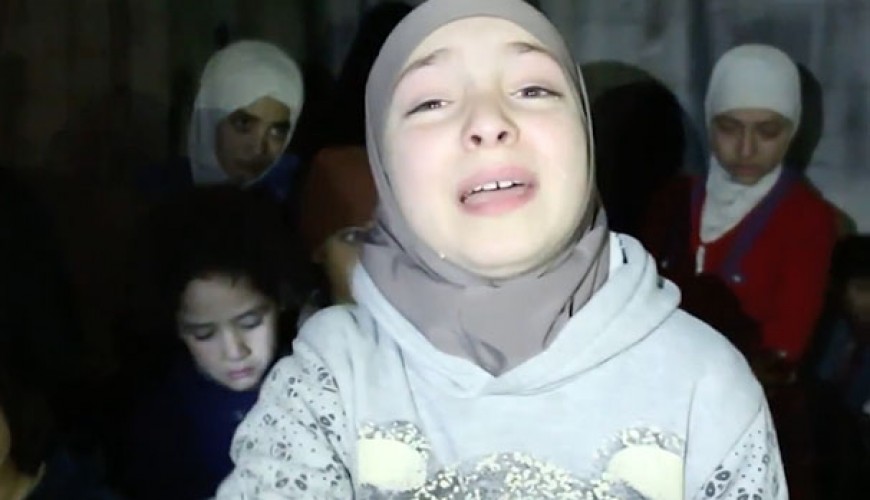"Sundus", the little girl, did not leave the besieged Ghouta