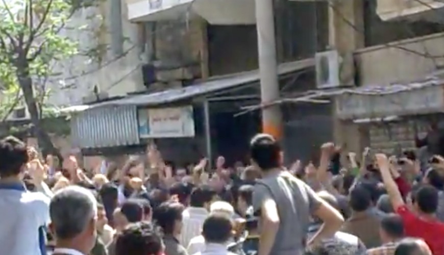 هل خرجت مظاهرة مناهضة للنظام في "جرمانا" بريف دمشق مؤخراً؟